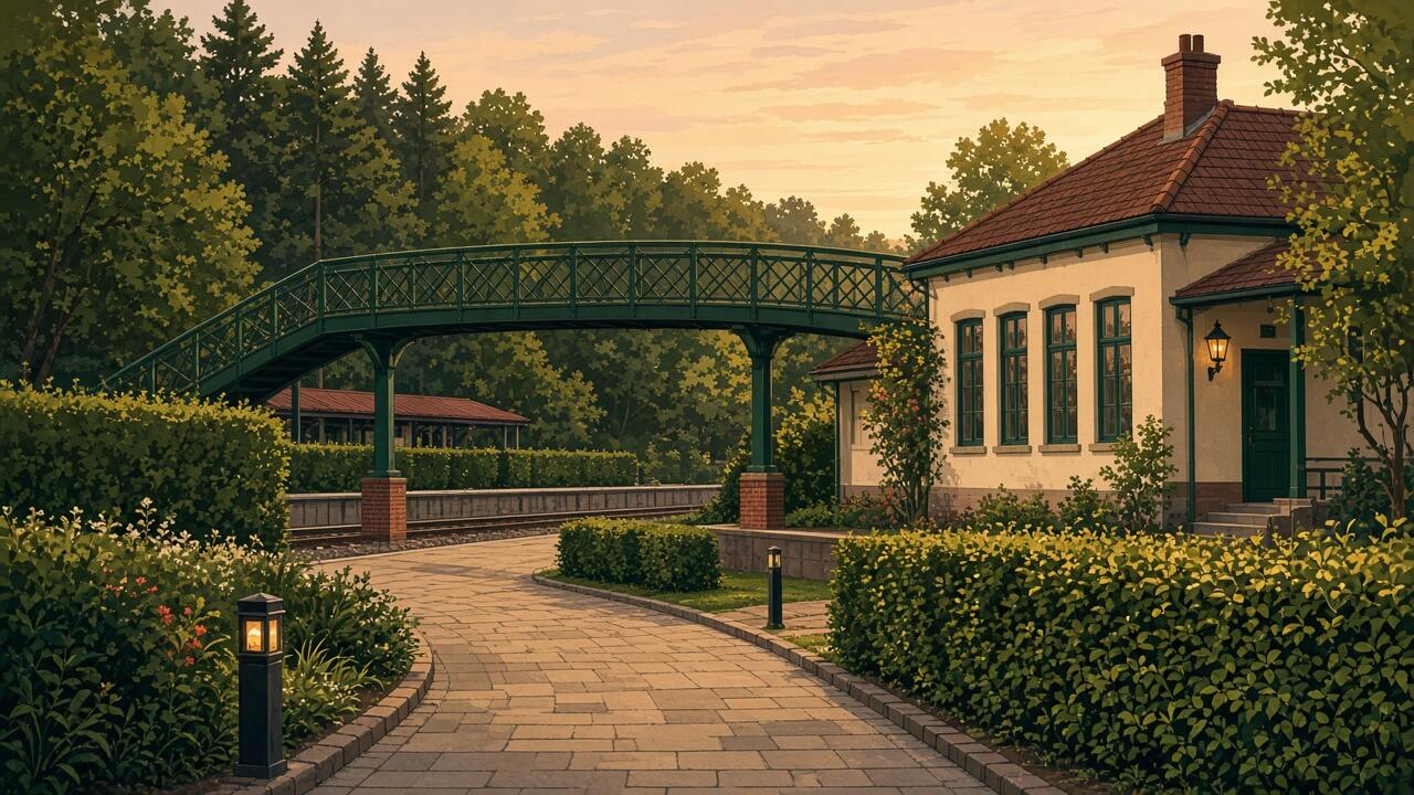 Example illustration of a station approach. It is not Earlswood station and not a client's office.